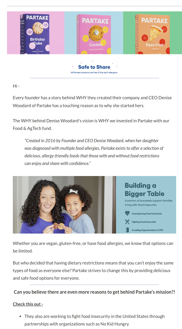 Pure Growth Marketing Email Series - partake